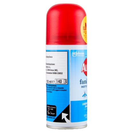 Autan Family Care Spray Secco Insetto Repellente e Antizanzare, 100 ml